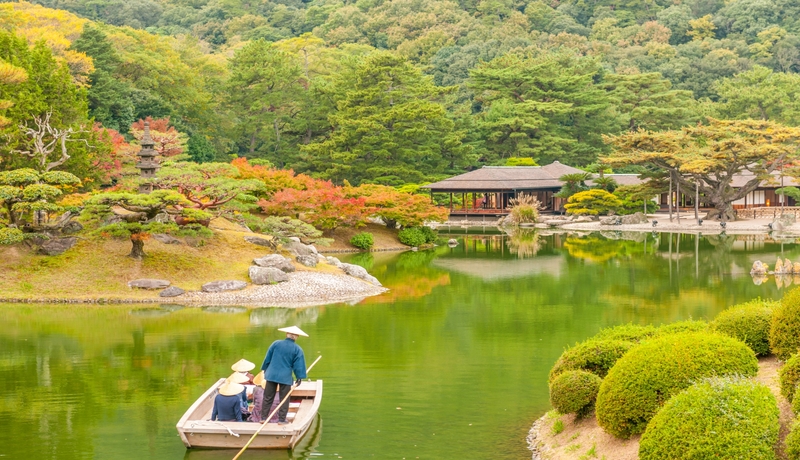 栗林公園(賞楓)