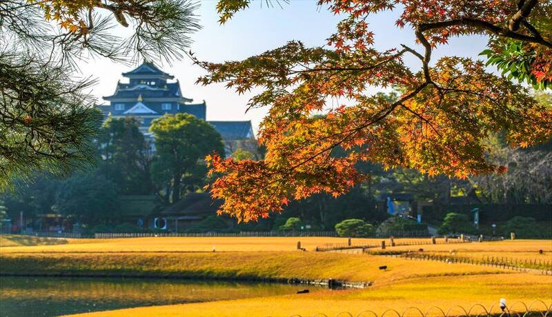 岡山後樂園(賞楓)